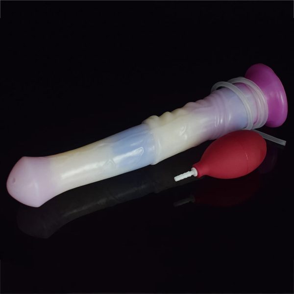 Long Horse Dildo Ejaculation Fantasy Penis Animal Squirting Function Vaginal Stimulator - Image 15