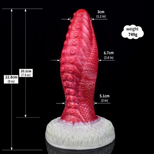 Huge Animal Dildo Vaginal G-spot With Suction Cup Horse/Wolf/Dog Penis - Image 22
