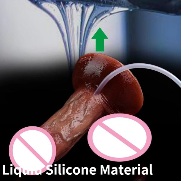 Sex Toys Simulation Ejaculation Dildo With Large Suction Cup - Image 2