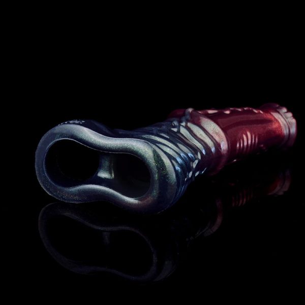 Black Penis Sleeve Extender Penis Extension Enlarger Girth Enhancer Sleeve Cock Sheath Penis - Image 4
