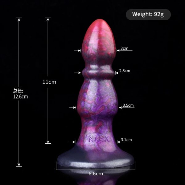 New Multi Color  Small Style Anal Dildo With Strong Suction Prostate - Image 7
