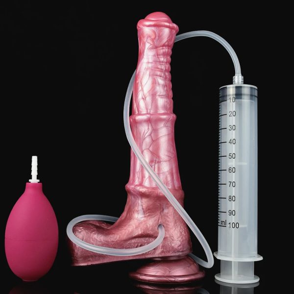 Two Sizes Water Spray Big Thick Dildo Sex Toy for Women - Image 9
