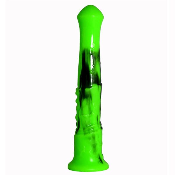 Long Horse Ejaculation Fantasy Dildo Gray Meat Color Animal Vaginal - Image 10