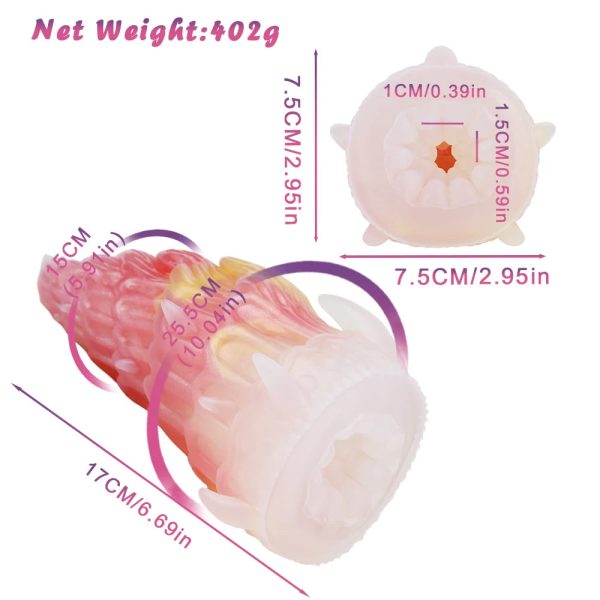 Penis Exercise Toy Fantasy Animal Male Enhancement Pleasure Masturbation - Image 8