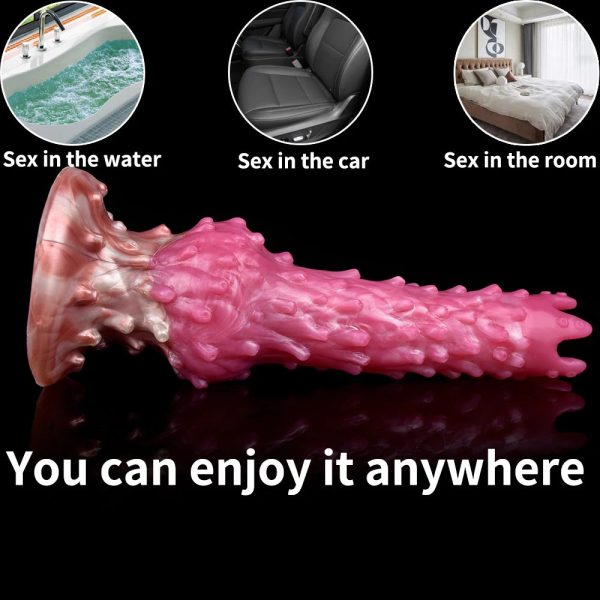 Alien Ovipositor Manual Inflatable Ovulation Lesbian Masturbator Vaginal Anus Stimulation - Image 5