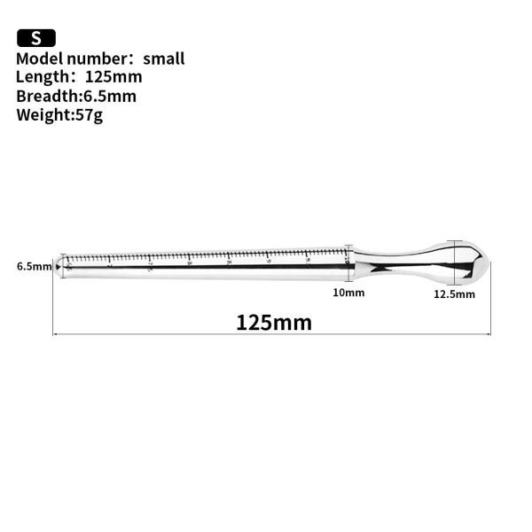4 Sizes of Horse Eye Stick Male Prostate Pleasure Stainless Steel - Image 8
