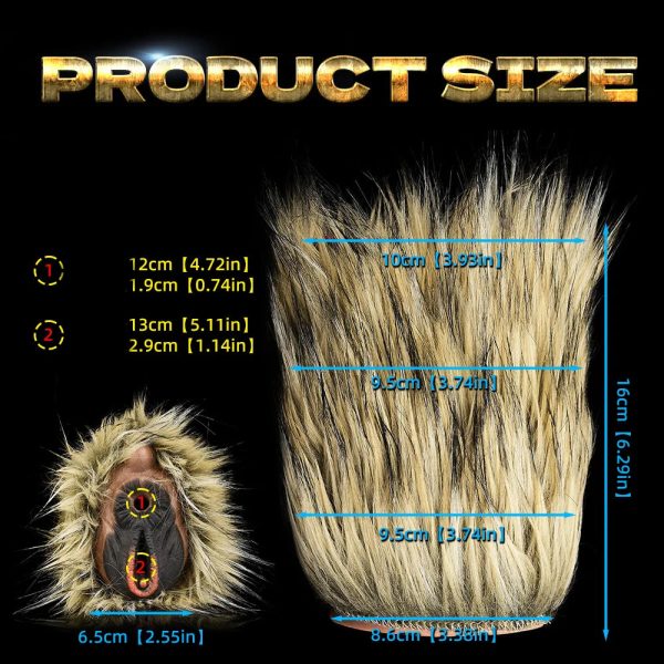 Soft Silicone Pocket Pussy Horse Male Masturbators with Animal - Image 5