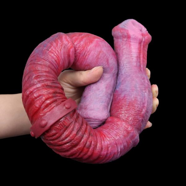 Super Long Anal Plug 18.8'' Horse Dildo Double Head Animal Penis - Image 3