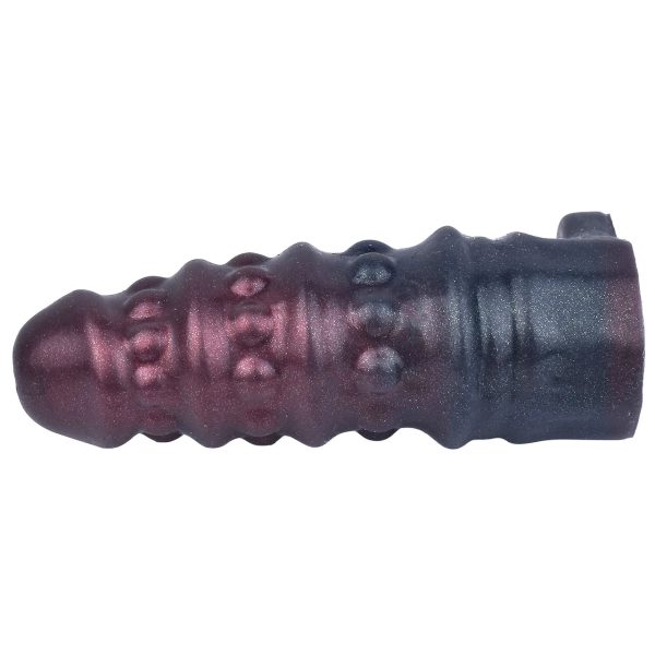 Black Penis Sleeve Soft Silicone Reusable - Image 3