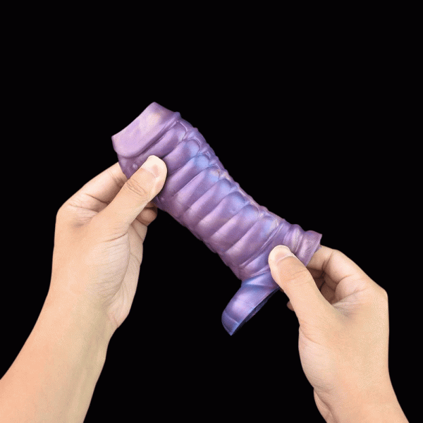 Soft Silicone Penis Sleeve Extender For Men Enlargement Cock Delay - Image 4