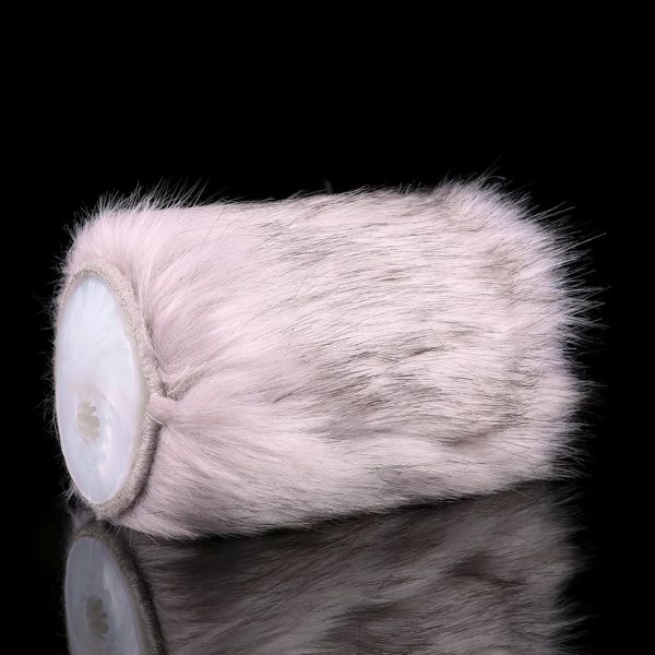 Male Masturbator Sex Toys with Artificial Animal Fur Plump and - Image 3