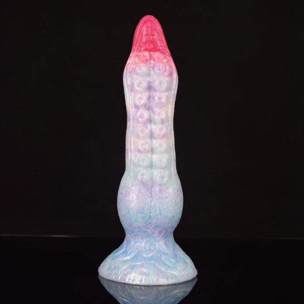 Octopus Tentacle Dildo with Strong Sucker Dog Knot Penis Cock - Image 9