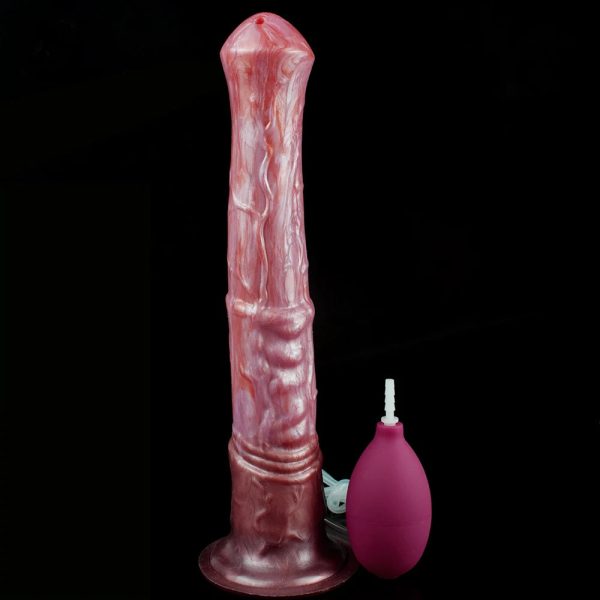 Long Horse Dildo Ejaculation Fantasy Penis Animal Squirting Function Vaginal Stimulator - Image 9