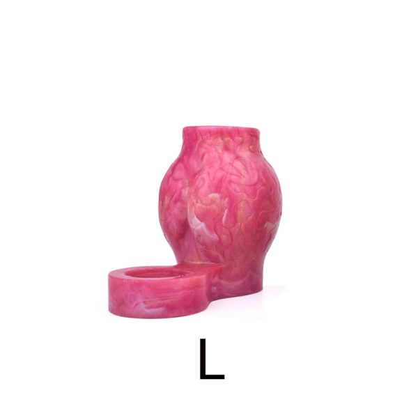Men's Silicone Condom With Clip Men's Penis Enlargement Condom - Image 7