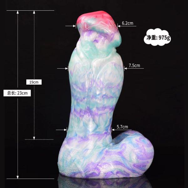 Huge Animal Dildo Vaginal G-spot With Suction Cup Horse/Wolf/Dog Penis - Image 9