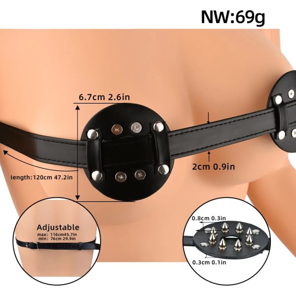 2 Types Adjustable Nipple Clips Chain Hollow Nipple Clamps Spiked and Round Breast Binder Sex Toys - Image 6