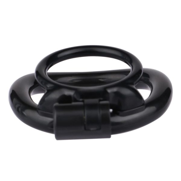 Lock Chastity Cage with 4 Active Rings Keys Penis Exercise and Abstinence - Image 3