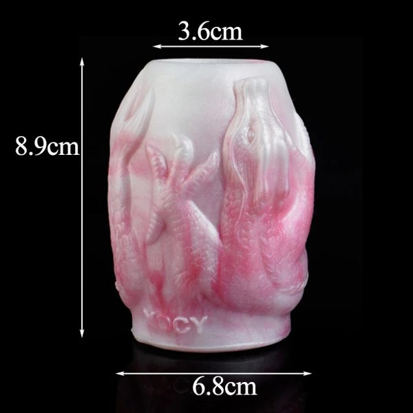 Men's Penis Enlargement Sleeve Fantasy Dragon Soft Liquid Silicone Penis - Image 8