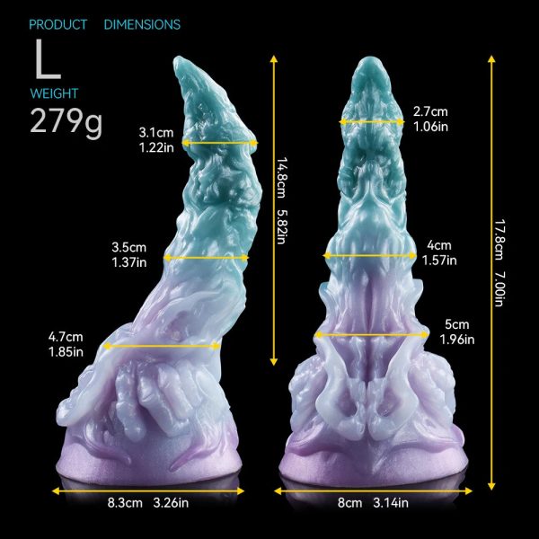 Anal Plug Dildo Shanhaijing Series Soft Silicone Giant Monster Anal Plug Toy - Image 9