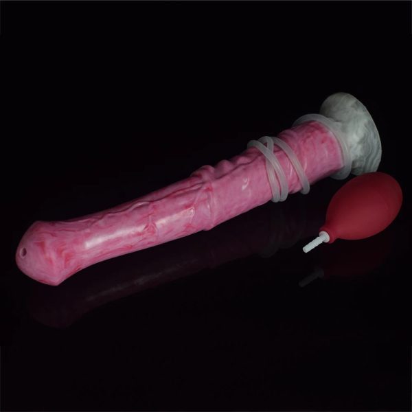 Long Horse Dildo Ejaculation Fantasy Penis Animal Squirting Function Vaginal Stimulator - Image 12