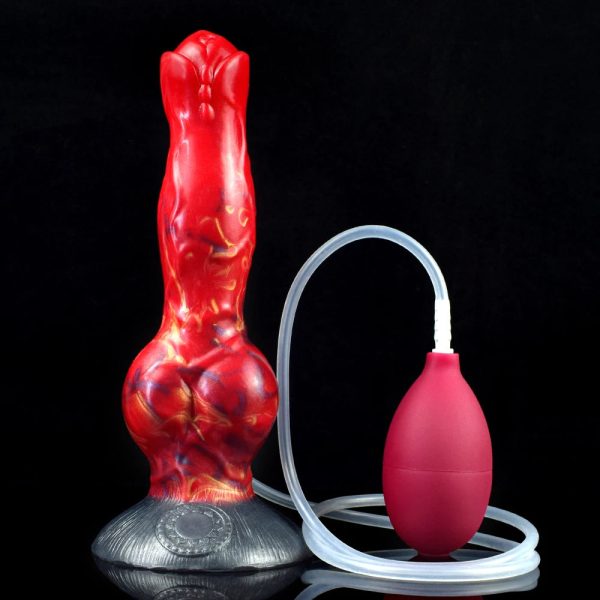 Dog Knot Ejaculation Fantasy Dildo with Strong Sucker Squriting - Image 24