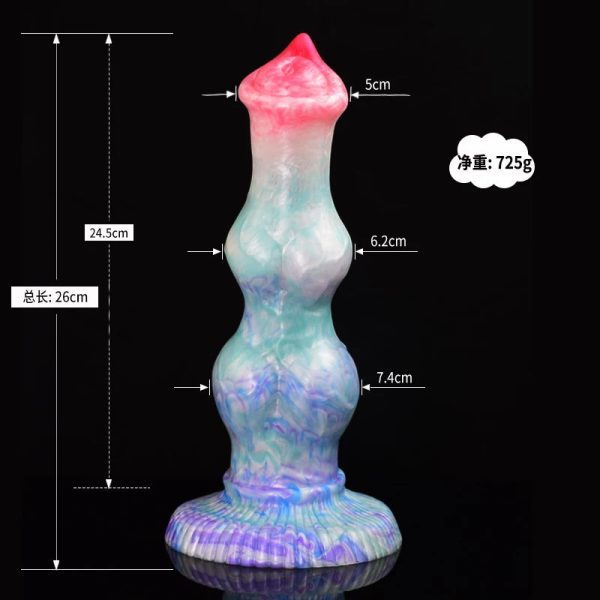Huge Animal Dildo Vaginal G-spot With Suction Cup Horse/Wolf/Dog Penis - Image 14