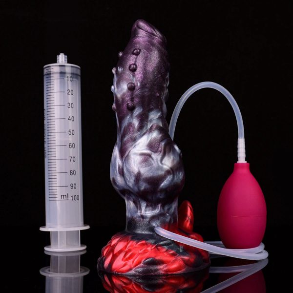 New Squirting Animal Dildo With Dog Knot Massage Vagina Orgasm - Image 9