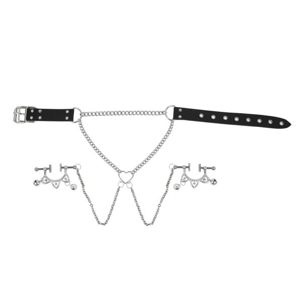 Semi-covered Nipple Clips Stainless Steel Adjustable Non Piercing - Image 5