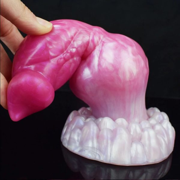 Giant Animal Dildo Big Knot Dog Dildos Fantasy Sex Toys Butt Plug for Men Women - Image 3