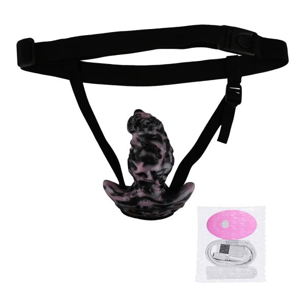 Soft Liquid Silicone Butt Plug Wearable Vibrating Butt Plug Mouth Plug - Image 12
