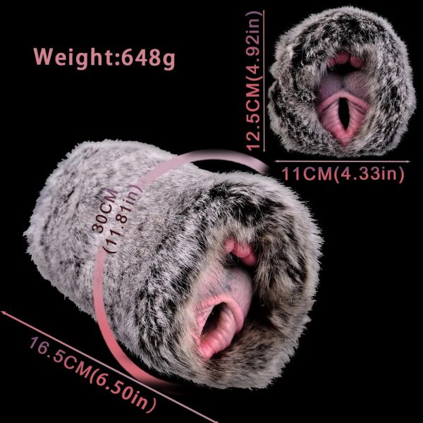 2 in 1 Dog Male Masturbator With Vagina and Anal With Artificial - Image 5