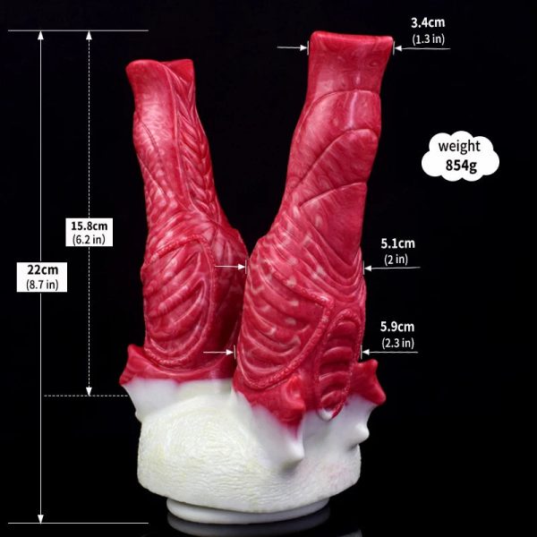 Huge Animal Dildo Vaginal G-spot With Suction Cup Horse/Wolf/Dog Penis - Image 18