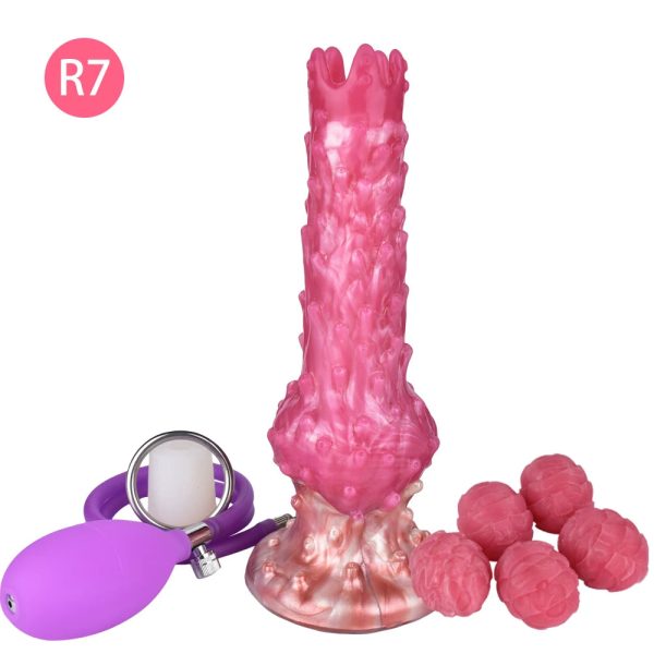Alien Ovipositor Manual Inflatable Ovulation Lesbian Masturbator Vaginal Anus Stimulation - Image 11