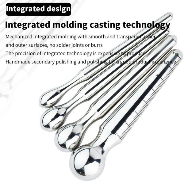 4 Sizes of Horse Eye Stick Male Prostate Pleasure Stainless Steel - Image 4