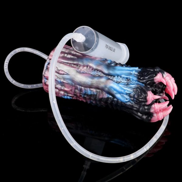 Men's Water Spraying Masturbator Fantasy Alien Male Penis Exerciser 3Dr - Image 3