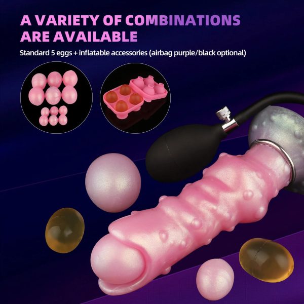 Pink Soft Silicone Made Fantasy Ovipositor Dildo Anal Plug - Image 2