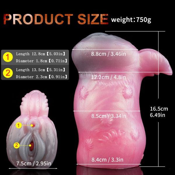 Fantasy Pussy Ass Masturbator with Unique Tight Vagina and Anal Pocket Pussy Sex Toy - Image 6