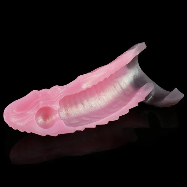 Fantasy Dragon Silicone Penis With Ring Soft Enlargement Delayed Ejaculation - Image 4