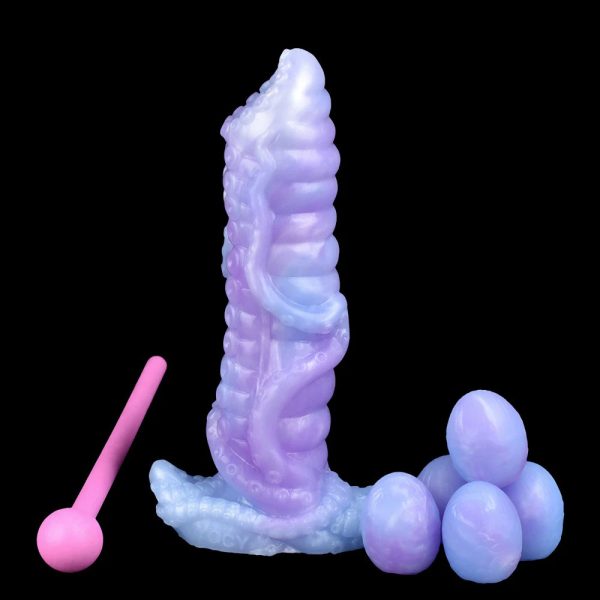 Octopuses Dildo Realistic Ovipositor Shape Tentacle Dildo Silicone Monster Dildo - Image 2