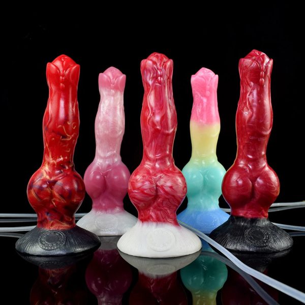 Dog Knot Ejaculation Fantasy Dildo with Strong Sucker Squriting - Image 2