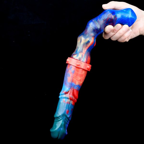 Long Horse Dildo Double Ended Animal Penis Big Beads Sexy Anal Plug - Image 6