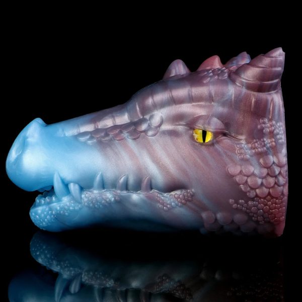 Penis Exerciser Fetish Dragon Head Liquid Silicone Fantasy Dragon Penis - Image 2