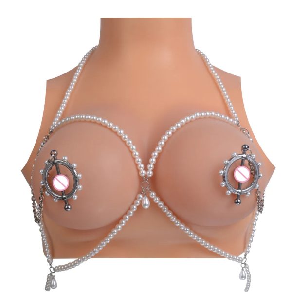 Dragon Ball Tentacles Nipple Clip with Nipple Chain Noose Adjustable Breast Stimulator - Image 8