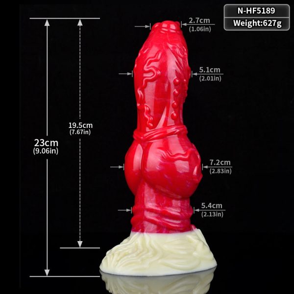 Colourful Strong Suction Dildo With Animal Dog Knot Male Prostate Massager G Spot Orgasm - Image 6
