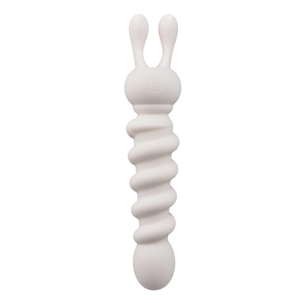 Thrusting Rabbit Vibrator Wand Adult Sex Toy for Clitoral Stimulation Handheld - Image 12