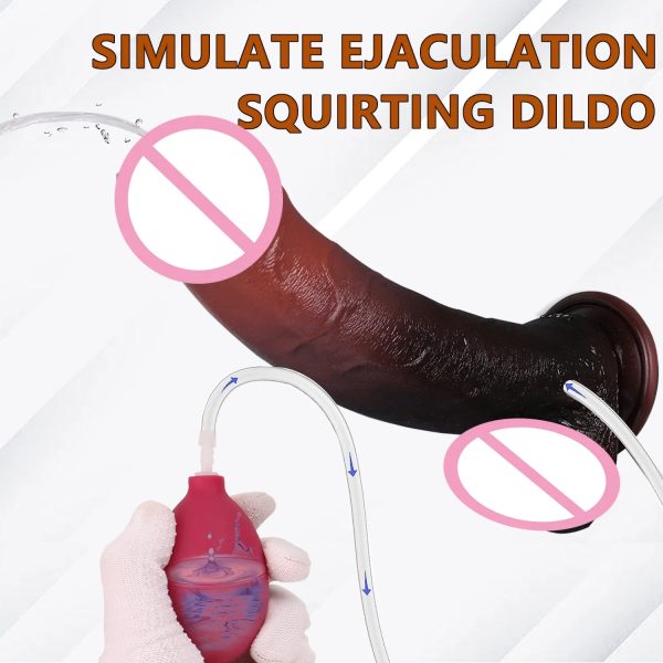 Prepuce Realistic Dildos Soft Silicone Dildos for Hands-Free Play Suction Cup Anal Dildos - Image 2