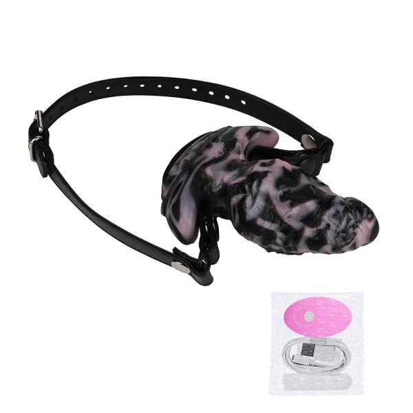 Soft Liquid Silicone Butt Plug Wearable Vibrating Butt Plug Mouth Plug - Image 10