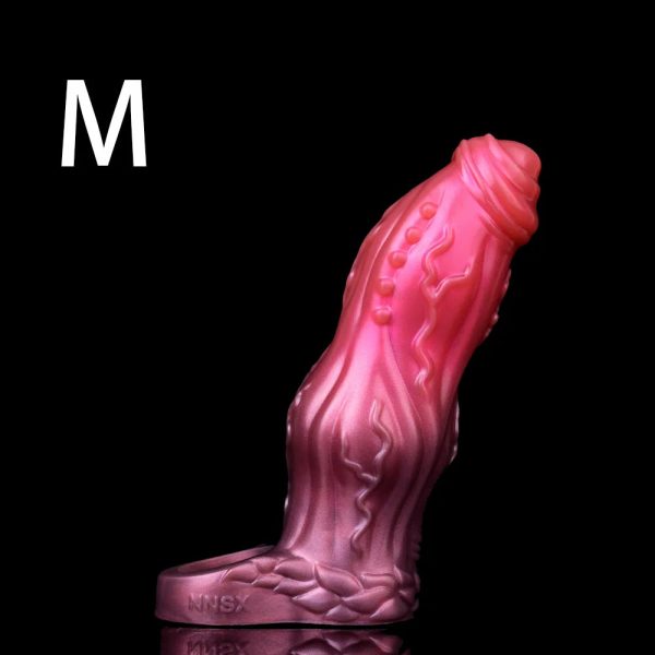 Black Fantasy Monster Penis Sleeve Soft Silicone Sex Toys - Image 8