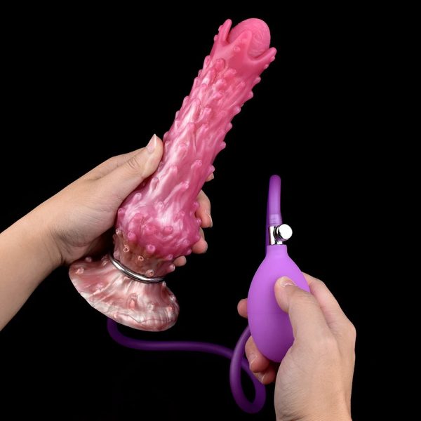 Alien Ovipositor Manual Inflatable Ovulation Lesbian Masturbator Vaginal Anus Stimulation - Image 3