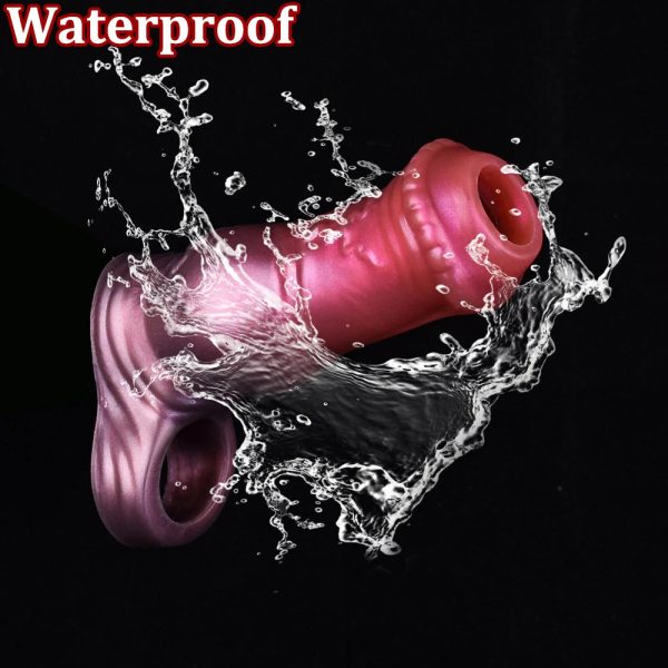 Men Sex Toy Soft Silicone Penis Sleeve Extender Enlarge Penis Delay Ejaculation - Image 3